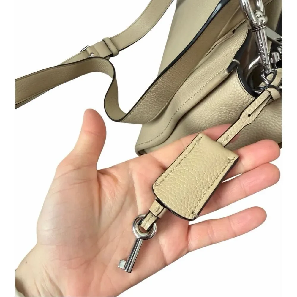 Mark‎ Jacobs Satchel Bag Lock That Leather Cream
